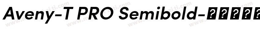 Aveny-T PRO Semibold字体转换